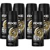 Axe Body spray Gold Temptation senza sali di alluminio, 6 x 150 ml