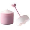 KKPLZZ Detergente per il Viso Schiuma Maker Cup Pressa Portatile Dispositivo per Schiumare Bolle di Detergente Adorabile (rosa)