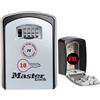 Master Lock Cassaforte per Chiavi [Extra Large] [Montaggio a Parete] - 5403EURD - Casseta di Sicurezza per Chiavi