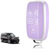 TOOMUME Cover Chiave Auto per Land Rover Range Rover Evoque Discovery 4 | Silicone Morbido, Antiurto, Anticaduta, Antigraffio, Custodia Protettiva Chiave per Sport Velar Jaguar F-Pace E-Pace XF XE