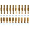 Apeixoto Kit di 20 getti carburatore con 10 getti principali # 155 158 160 162 165 168 170 172 175 178 e 10 getti lenti # 32 35 38 40 42 45 48 50 50 5 2 55 per Keihi OKO KOSO PE PWK Carb