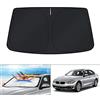KUST Parabrezza parasole per BMW F30/F31/F80 Serie 3/M3 2013-2018 Parasole Pieghevole Parasole Protezione Blocchi Raggi UV Mantieni la tua auto di raffreddamento