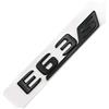 NLNKDTDPAK 3D ABS Nero Cromato Auto Baule Posteriore Badge Decal E63S Emblema Logo Adesivo Misura for Mercedes E63S AMG W212 W213 Lettere Accessori(E63S Black)
