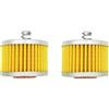 YAQITR Confezione da 2 filtri dell'olio 1570120-B compatibili con Royal Enfield 1570120/B METEOR/CLASSIC/HUNTER/BULLET 350