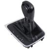 Generico Leva Cambio Automatico Completa per VW Golf 7/7.5 con Cuffia,Cornice E POMELLO (Silver)