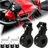 Rkixlix 10 Kit Staffa di Montaggio per Faro Moto, 18-32mm Supporto del Faro Motociclo 360° Regolabile Luce a Led Staffa di Montaggio per Manubrio Universale Staffa di Montaggio Antinebbia per Camion