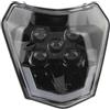 UGALUNMER Faro anteriore for moto a LED Wick compatibile con KTM EXC 300 EXCF SX SXF XC XCW XCF XCFW da 125 a 530 Dirt Bike Enduro Motocross