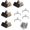 Zyrtkeriom 4 paia pastiglie freno bici semimetalliche ricambio compatibili Tektro A10.11, B01S, 03S, E10.11, P20.11, Aquila, Auriga, Orion, Draco, Gemini, lunga durata e ottime prestazioni frenanti