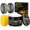 AllisWay Pasta Lucidante per Pneumatici, Riparazione di Vecchi Pneumatici,100 g | Crema Lucidante per Pneumatici, Ideale per il Restauro di Auto, Moto e Biciclette, Prevenendo Crepe e Invecchiamento