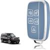 TOOMUME Cover Chiave Auto per Land Rover Range Rover Evoque Discovery 4 | Silicone Morbido, Antiurto, Anticaduta, Antigraffio, Custodia Protettiva Chiave per Sport Velar Jaguar F-Pace E-Pace XF XE