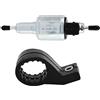 DASNTERED Pompa per carburante per riscaldamento ad aria, 12 V/24 V, universale, per auto, diesel, riscaldatore elettrico con supporto in gomma per Webasto Eberspacher da 2-5 KW (12 V)