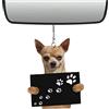 Maodom Simpatico cane da appendere | 2D divertente ciondolo auto per specchietto retrovisore, cucciolo di cane appeso retrovisore automobili specchio styling interno per auto zaino decorazione Maodom
