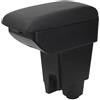 YJYWZH Bracciolo per Fiat Fiorino Qubo 2008-2024 con 5 USB | 2 USB anteriori e 3 USB posteriori, Doppio vano portaoggetti, Bracciolo centrale, Pelle PU, Base specifica per veicolo
