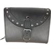 WinNet Borsa borsetta tool bag sissy barilotto in pelle porta attrezzi universale da per tutte moto custom e Harley