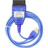GENERIC K+DCAN Cavo diagnostico per BMW con interruttore, chip FT232RL, interfaccia USB OBD2, adattatore professionale per codifica ECU per auto, per manutenzione di veicoli NCS Expert