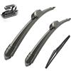 Autopixl Tergicristallo for auto compatibile con LAND ROVER Discovery Sport 2015-2018 Tergicristallo anteriore posteriore for auto Tergicristalli in gomma morbida Parabrezza automatico 26+20+12 (Color :