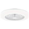 Philips LED Amigo, Ventilatore da soffitto con luce, Bianco | SceneSwitch, 25 W + 60 W, Telecomando incluso, Tre livelli di luminosità, Luce uniforme, Design moderno