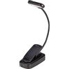 Poly Pool - PP3113 Lampada Lettura Luce LED Ricaricabile Notturna ClippyLux - Lampada Da Lettura Con Pinza Portatile - Lampadina Lettura Elettrica Carica USB