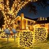 Giliwosy 2 Pezzi Catena Luminosa Solare per Esterni e Interni 22M 200LED | 8 modalità di luce bianca calda, impermeabili IP65, ideali per giardino, feste, albero di Natale e decorazioni per la casa