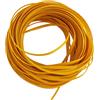 GORGECRAFT Kit di Riparazione per Vimini da Esterno in Rattan Intrecciato da 30m*5mm Rotolo di Rattan Sintetico Giallo Corda Piatta Intreccio A Canestro Canna Sedie da Giardino Divani Forniture