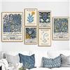 HCHKMMI William Morris Opera d'arte Quadri Henri Matisse Poster Set Face Flower Canvas Wall Art Abstract Wall Art Quadro Living Room Gallery Decorazioni Senza cornice