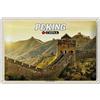 FEMER Targa in metallo da viaggio 30 x 20 cm Pechino China Die große Mauer Targa decorativa tin Sign
