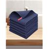 Generic Strofinacci da cucina in 100% cotone a nido d'ape, confezione da 6 strofinacci ultra morbidi, ad asciugatura rapida, 30,5 x 30,5 cm, stracci per asciugare piatti e uso quotidiano in cucina, blu navy