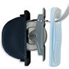 ARNAIN Tenda a rullo da 20 mm con frontale in alluminio per una finitura duratura. Avvolgicavo in metallo con doppia asta. Nastro di 20 mm di larghezza e 5 m di lunghezza (nastro compatto 20 mm)