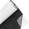 BENECREAT Rotolo di Feltro Autoadesivo Da 6 m, Tessuto In Feltro Grigio Scuro Da 40cm per Portagioie, Fodera per Cassetti, Progetti Fai Da Te e Decorazioni per La Casa, 1mm di Spessore