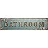 TMAHENG Targa in metallo vintage per bagno, decorazione artistica da parete per casa, bar, 10 x 40 cm