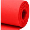 LUPATDY Rotolo di feltro spesso 3 mm, 30 x 250 cm, feltro in poliestere, spessore 3 mm, da ritagliare, per fai da te, patchwork, cucito, artigianato, cucito, decorazione, arancio-rosso