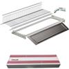 Fhuller Scolapiatti Incasso VASISTAS Griglia Unica Piatti Bicchieri ACCIAIO INOX (NO Cromato o Verniciato Grigio) 702/120XP3 PENSILE 120 INTERNO 116,4 Misura Scolapiatti 115,6 +Vaschetta INOX +Telaio