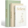AOOTE Libri Decorativi per Arredamento Scatola Portaoggetti,3 PCS Set Libri in Finto Impilata per Decorazione,Libri Finti Decorativi Design con Scatola Libro Contenitore per la Casa,Ufficio,Scaffale