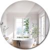 Generic Grande Specchio Circolare 100x100 cm | Senza Cornice | Forma Rotonda | Decorazione Murale Elegante | Effetto Ampliamento Visivo | Per Soggiorno, Camera da Letto o Ingresso | Pronto da Appendere