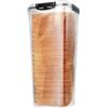 MLordoarf Contenitore Per La Conservazione Del Pane In Cassetta, Scatola Per Il Pane Trasparente Con Coperchio Ermetico, Dispenser Per Panini, 14x34 Cm