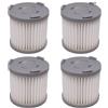 Tbrov Compatibile con Compatibile con Xiaomi Jimmy JV51 JV53 JV83 CJ53 C53T Cecotec Conga Rockstar 500 Ultimate Xtrem Conga Rocksta 700 1200 Parti Filtro Hepa(4 Filter)