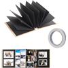 Hsyadazi Album Fai da Te per Scrapbooking - 18 Pagine Foto Album Personalizzabile (21x15 cm), Libro Piegevole per Ricordi con Foto e Oggetti, Ideale per Compleanni, Matrimoni e Diplomi