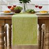 BonBotimen Runner da Tavolo Verde Fattoria in Juta Runner da Tavolo Rustico Verde per la Decorazione di Tavoli Feste Festival Matrimoni Uso Quotidiano 30x180 cm