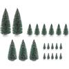 Ideen mit Herz 21 ghirlande decorative | diverse dimensioni: da 7 a 22 cm | Abeti innevati per lavori di bricolage, modellismo, modellismo, ferroviario, decorazione invernale, Natale, Avvento