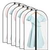 flintronic 6PCS Copriabiti Antipolvere, 60 * 100cm, Custodie per Abbigliamento, Coprisedili per Vestiti Antipolvere Impermeabili e Anti umidità con Cerniera, per Tute, Cappotti, Vestiti, Giacche
