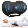 Gusmigus Cuscino Lombare e Supporto per la Schiena, Sostegno Lombare per Auto, Con Spallacci Regolabili, Supporto Lombare in Memory Foam per Auto, Divano e Sedia da Ufficio