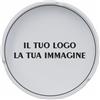 Dekorah 10 Posaceneri Pedro Personalizzabili, colore bianco, melamina resistente alle bruciature, MADE IN ITALY