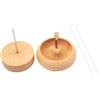 Zceplem Filatore di Perline, Spinner Perline in Legno, Caricatore di Perline Rotante in Legno con Ago, Gioielli Fai da Te Che Fanno Dispositivi di Perline per L'artigianato Seed Beading Supplies