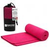 NARCISO Asciugamano Palestra Ideale come Telo Mare Microfibra si Asciuga Rapidamente, Asciugamani Uomo Donna per Pilates, Spiaggia, Viaggio, con Comoda Sacca per il Trasporto (90x170cm, Fuxia)