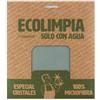 10XDIEZ Pacchetto 4 panni salviette speciali eco-pulite cristalli - (Verde - 4 unità)