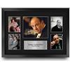 HWC Trading FR A3 James Gandolfini Sopranos Tony Regali Stampati Autografo Firmato Immagine Per Gli Appassionati Di Programma Televisivo - A3 Framed