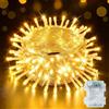 HeiPard Luci LED Batteria da Esterno Interni Catena Luminosa 5M50LED 8 Modi | Bianco Caldo Timer, IP44 Stringa Luci LED Lucine Batteria Natale, Balcone, Finestra, Giardino, Festa e Matrimonio Bar Natale