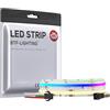 BTF-LIGHTING FCOB COB RGBW 3000K Striscia LED WS2814 IC 24V 1m 784LEDs/m | Flessibile ad alta densità RGBWW RGB+Bianco Caldo Strisce Nastro Nastri LED 12mm IP30 per Cucina Soggiorno (Solo striscia)