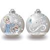 ARDITEX WD13419 Pack de 6 Bolas árbol de Navidad diámetro 8cm. de Disney-Frozen II