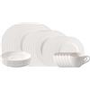 like. by Villeroy & Boch vivo - Villeroy & Boch Group - Basic White Juego Combinado 30 Piezas 6 Personas Blanco, Apto para Lavavajillas, Apto para Microondas, Juego de Vajilla, Platos, Porcelana Premium